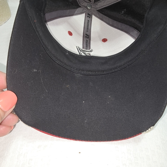 ALABAMA CRIMSON TIDE BASEBALL CAP RED WITH BLACK EUC - Picture 6 of 7